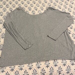 Love Riche Heather Gray Long Sleeve Top